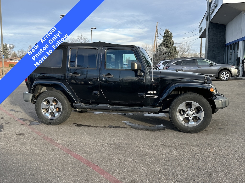 Used 2018 Jeep Wrangler JK Unlimited Sahara Convertible