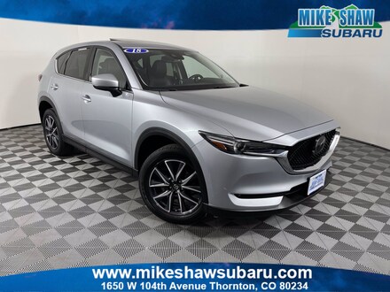 Featured Used 2018 Mazda CX-5 Grand Touring Grand Touring AWD MSS220124A for sale in Thornton, CO