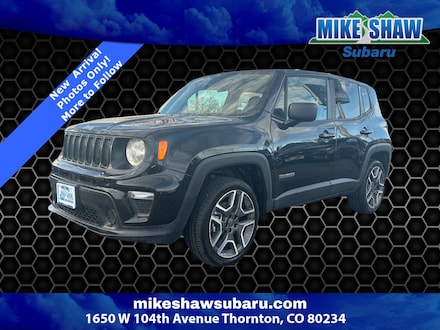 Featured Used 2021 Jeep Renegade Jeepster Sport Utility ZACNJDAB6MPN07900 for Sale near Evans, CO
