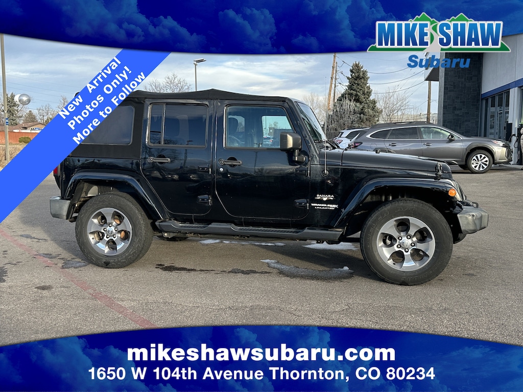 Used 2018 Jeep Wrangler JK Unlimited Sahara Convertible
