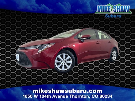 Featured Used 2022 Toyota Corolla LE 4dr Car JTDEPMAE1NJ221627 for Sale near Evans, CO