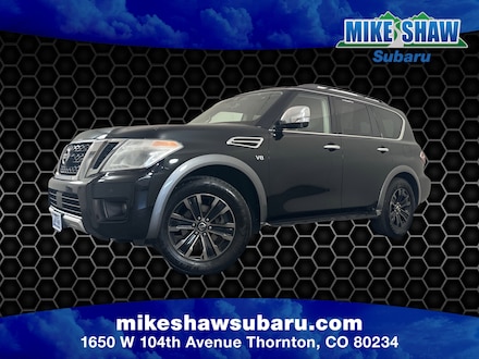 Featured Used 2018 Nissan Armada Platinum Sport Utility JN8AY2NE4J9730539 for Sale near Evans, CO