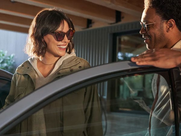 Woman Trading in Car at LAcarGUY Group