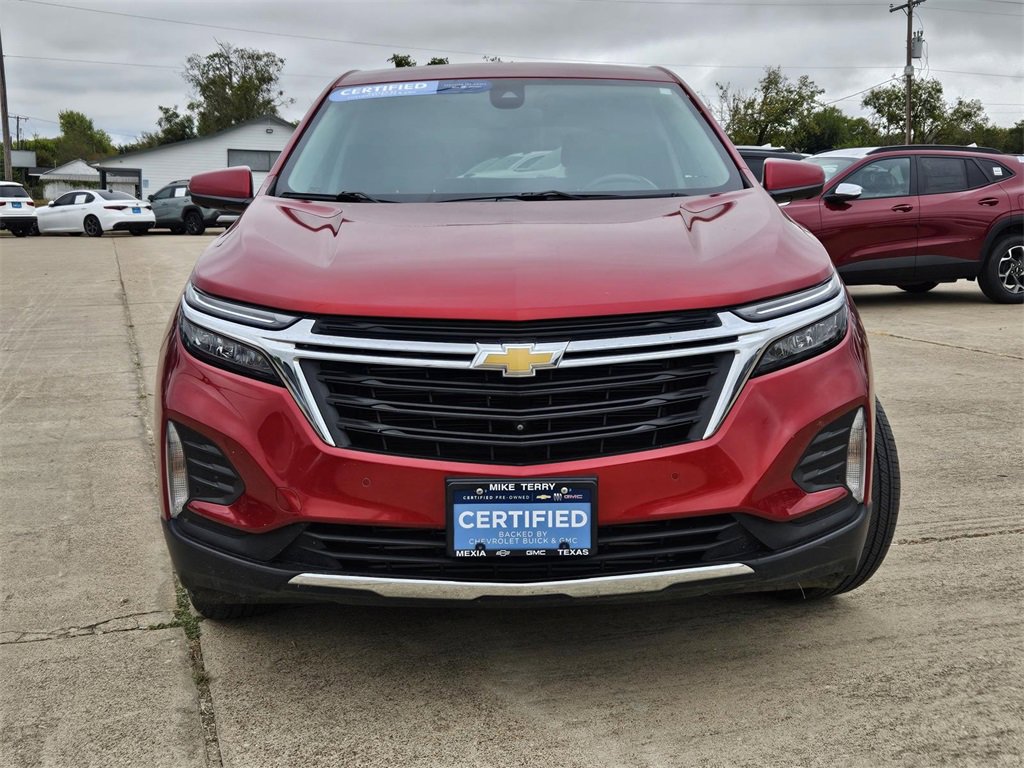 Used 2022 Chevrolet Equinox LT with VIN 3GNAXKEV6NL197841 for sale in Mexia, TX