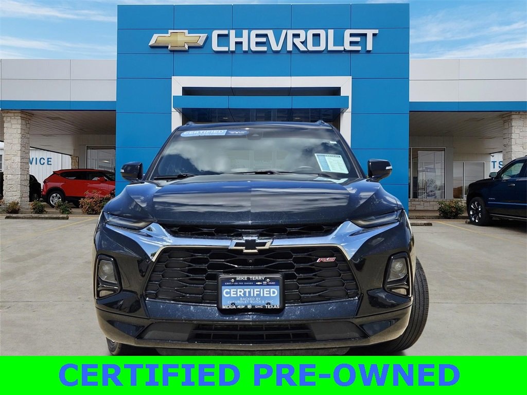 Certified 2022 Chevrolet Blazer RS with VIN 3GNKBERS2NS143964 for sale in Mexia, TX