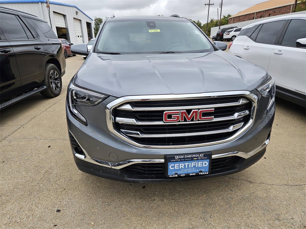 Certified 2021 GMC Terrain SLT with VIN 3GKALPEV5ML319688 for sale in Mexia, TX