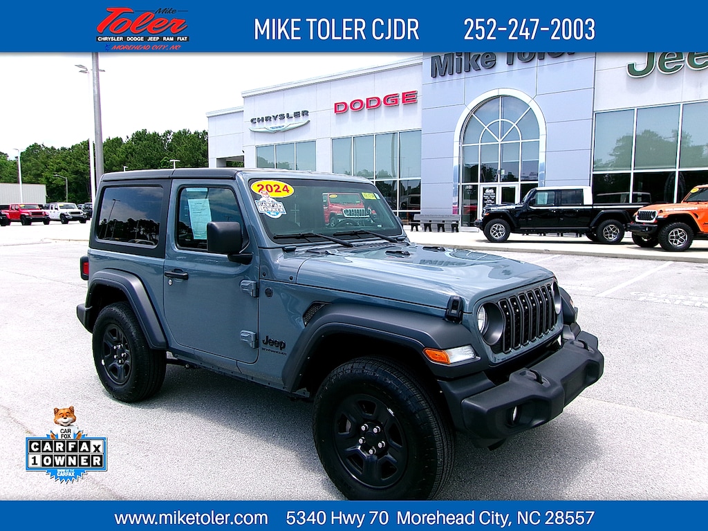 Used 2024 Jeep Wrangler 2-Door Sport 4x4