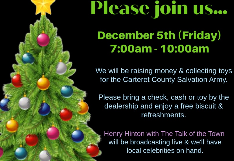 Flyer for Mike Toler Chrysler Dodge Jeep RAM FIAT Radio-A-Thon