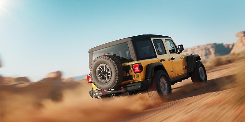 The 2026 Jeep Wrangler, one of the best Jeep SUVs for road trips