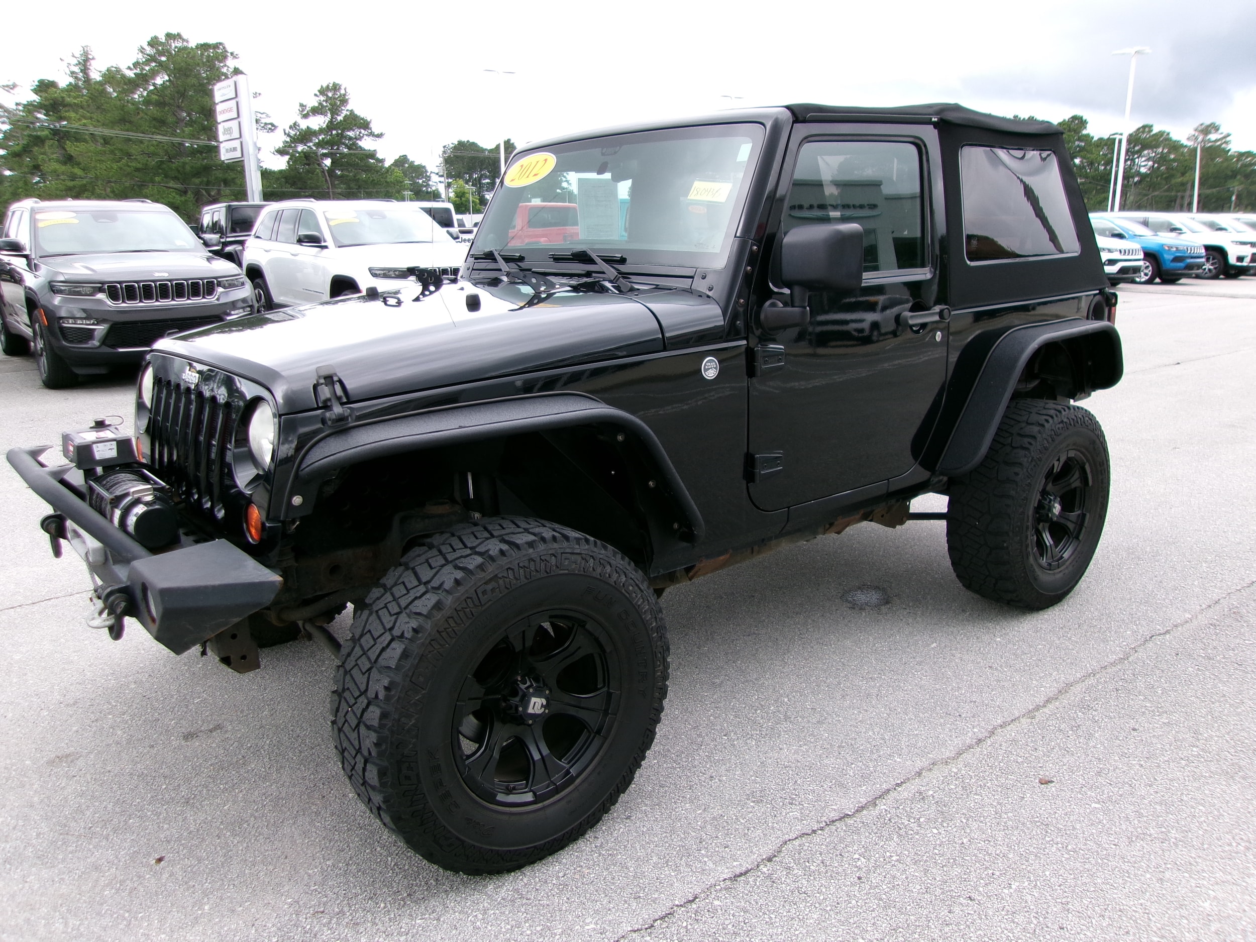 Used 2012 Jeep Wrangler Sport with VIN 1C4AJWAG2CL133488 for sale in Morehead City, NC