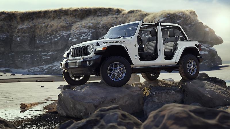 A model equipped with Jeep Easter eggs