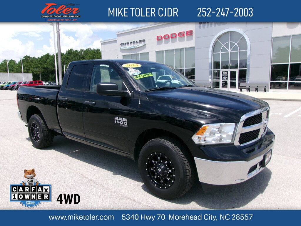 Used 2024 Ram 1500 Classic SLT Quad Cab 4x4 64 Box Truck