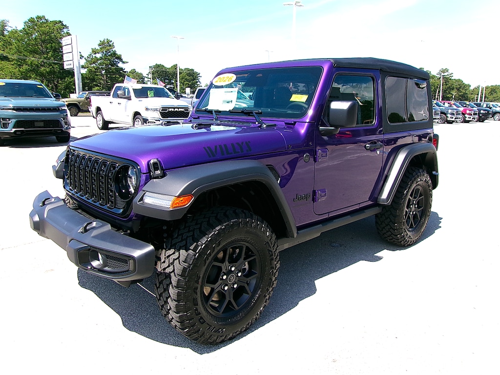 New 2026 Jeep Wrangler 2-DOOR WILLYS Sport Utility
