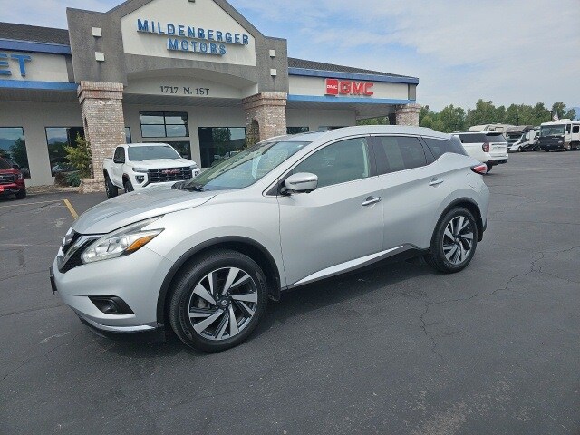 Used 2016 Nissan Murano Platinum with VIN 5N1AZ2MG9GN155779 for sale in Hamilton, MT