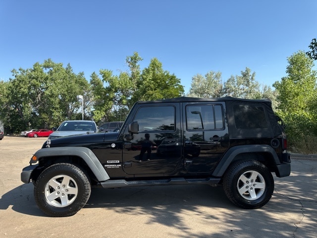 Used 2014 Jeep Wrangler Unlimited Sport with VIN 1C4BJWDG7EL134171 for sale in Denver, CO