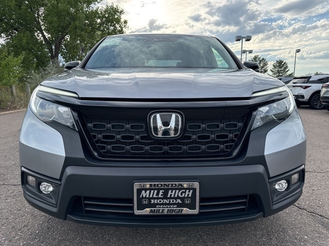 Used 2021 Honda Passport EX-L with VIN 5FNYF8H58MB030175 for sale in Denver, CO