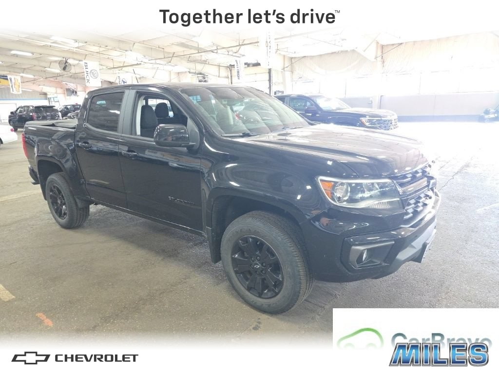 Black 2021 Chevrolet Colorado Pickup Truck Four-Wheel Drive Automatic