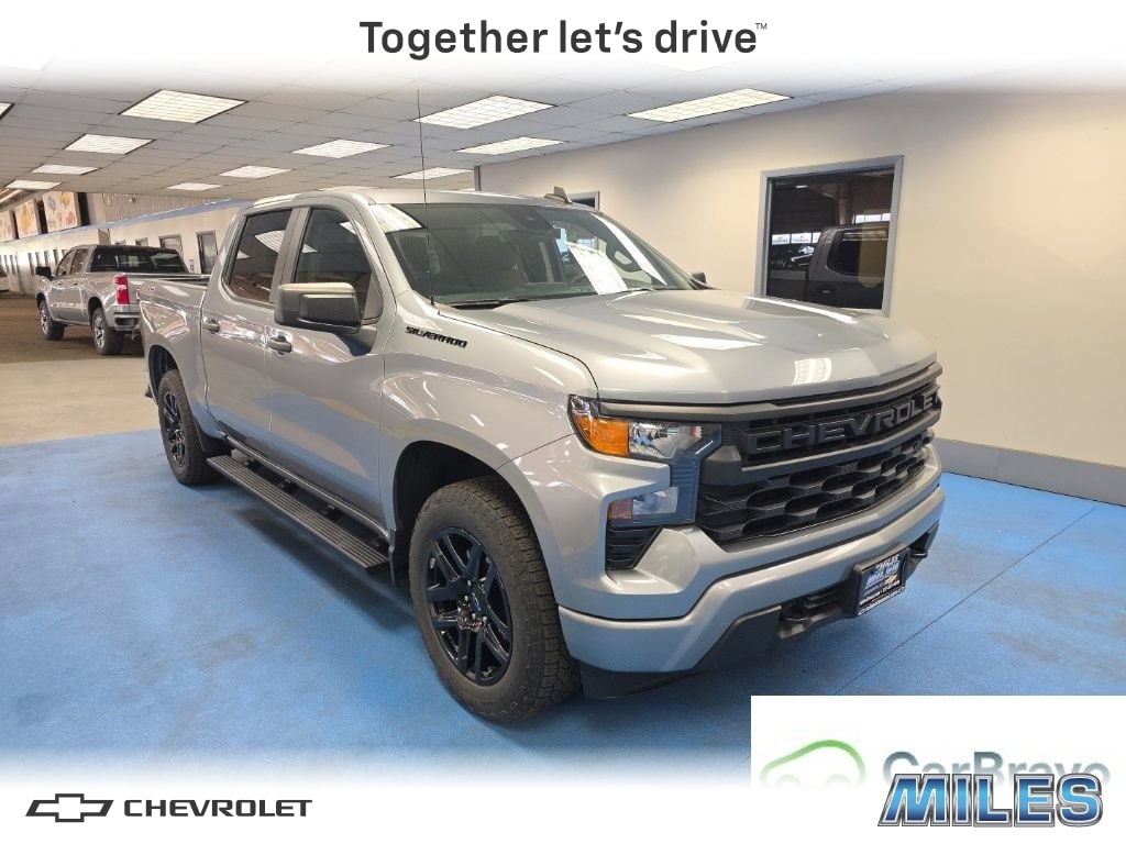 Sterling Gray Metallic 2023 Chevrolet Silverado 1500 Pickup Truck Four-Wheel Drive Automatic