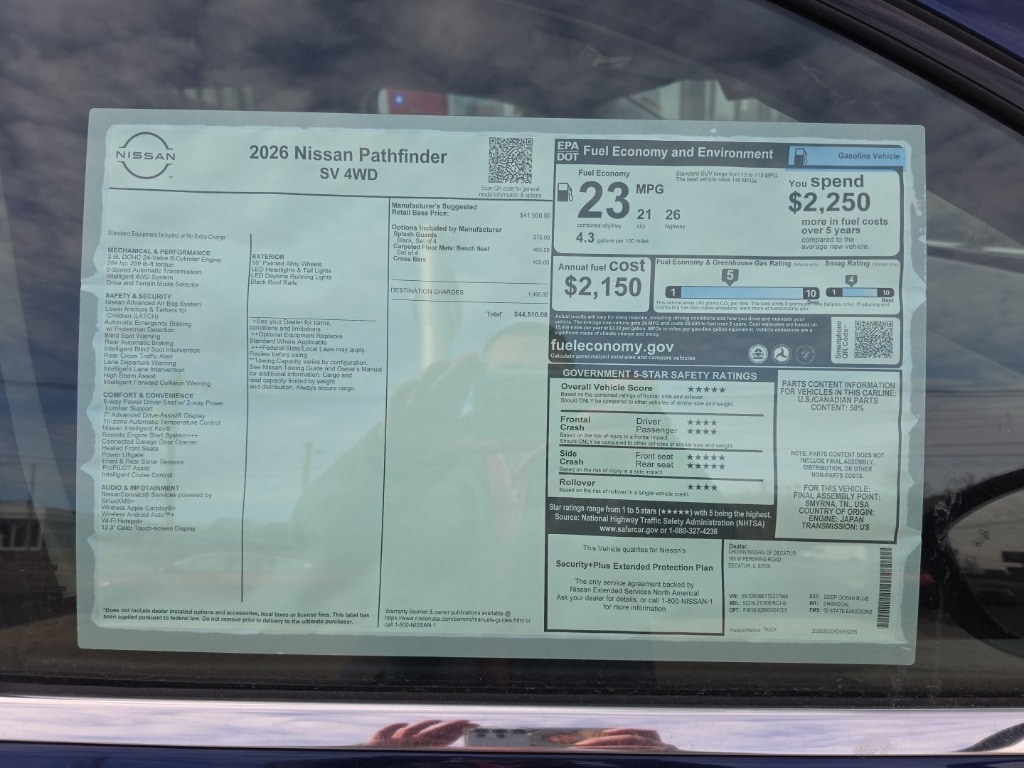 New 2026 Nissan Pathfinder SV SUV