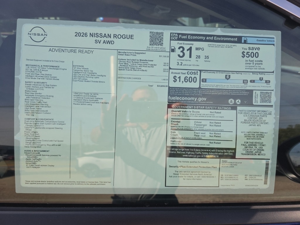 New 2026 Nissan Rogue SV SUV