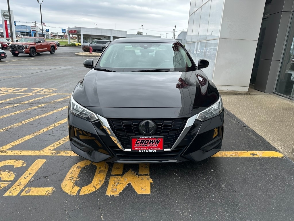 Certified 2022 Nissan Sentra SV with VIN 3N1AB8CV3NY203338 for sale in Decatur, IL