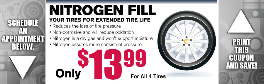 Nitrogen filled tires near me deals