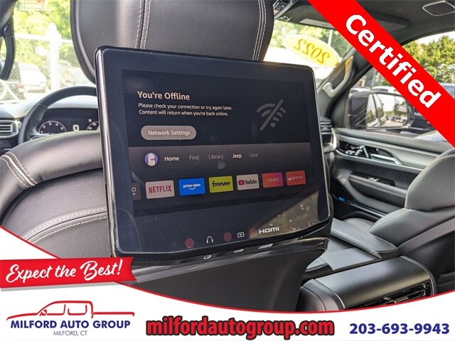 Certified 2022 Jeep Grand Cherokee Summit with VIN 1C4RJHEG4N8625826 for sale in Milford, CT