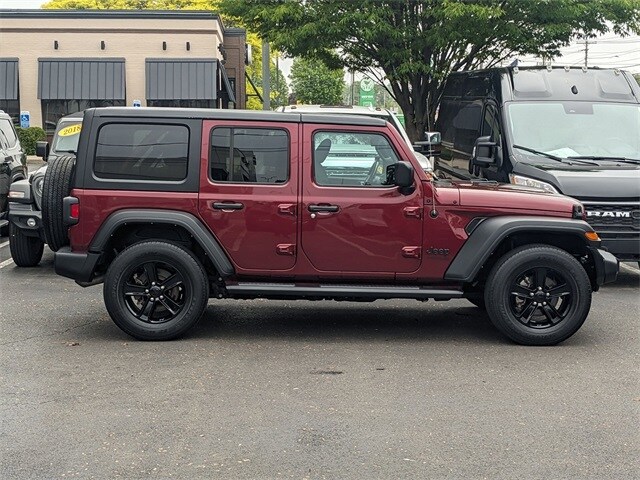 Certified 2021 Jeep Wrangler Unlimited Altitude with VIN 1C4HJXDN9MW803567 for sale in Milford, CT