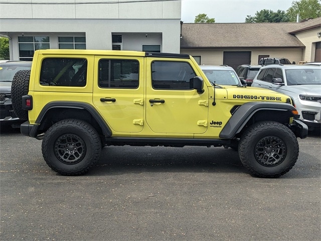 Certified 2022 Jeep Wrangler Unlimited High Tide with VIN 1C4HJXDG6NW226449 for sale in Milford, CT