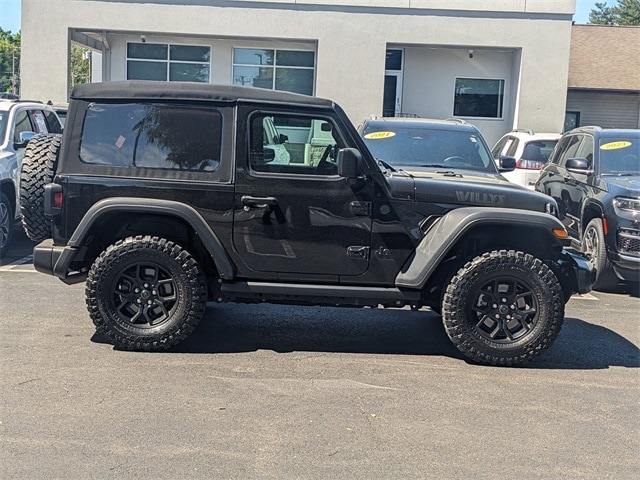 Certified 2024 Jeep Wrangler 2-Door Willys with VIN 1C4PJXAG5RW281285 for sale in Milford, CT