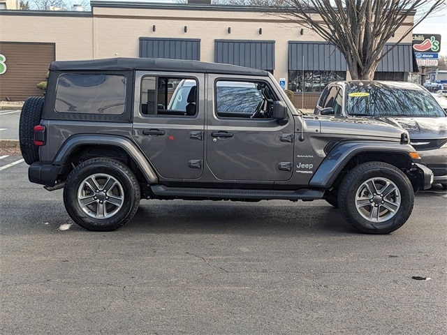 Certified 2022 Jeep Wrangler Unlimited Sahara with VIN 1C4HJXEN9NW127508 for sale in Milford, CT
