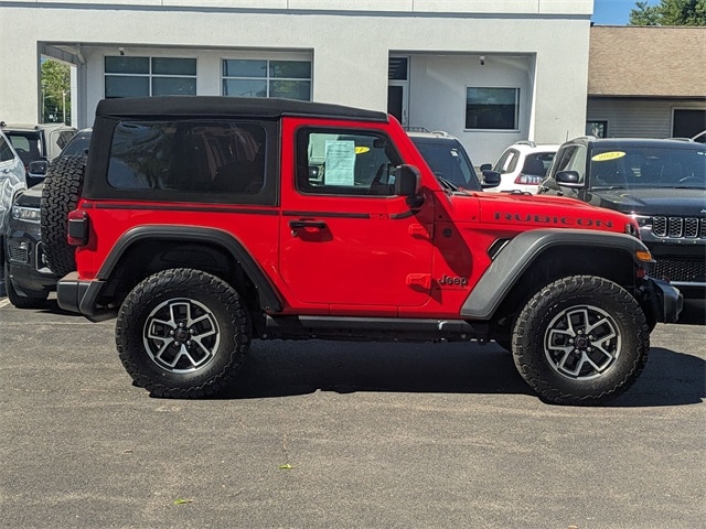Certified 2024 Jeep Wrangler 2-Door Rubicon with VIN 1C4PJXCN8RW281048 for sale in Milford, CT