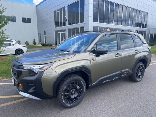 Autumn Green Metallic Gray 2026 Subaru Forester Wilderness Crossover AWD SUV / Crossover All-Wheel Drive Continuously Variable Transmission