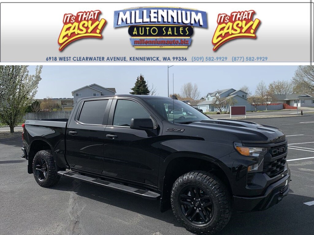 Used 2022 Chevrolet Silverado 1500 Custom Trail Boss Truck Crew Cab