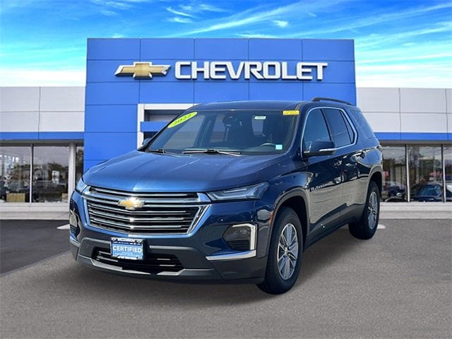 Certified 2022 Chevrolet Traverse 1LT with VIN 1GNERGKW5NJ144951 for sale in Hicksville, NY