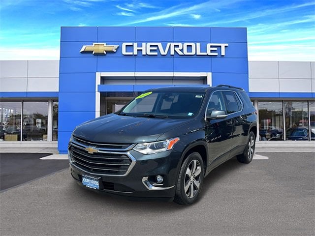 Certified 2021 Chevrolet Traverse 3LT with VIN 1GNEVHKW3MJ238116 for sale in Hicksville, NY