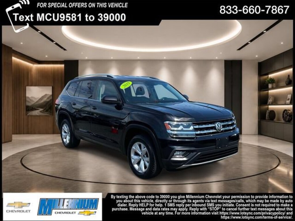 Used 2019 Volkswagen Atlas 3.6L V6 SE 4MOTION SUV
