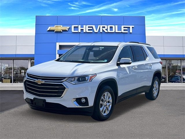 Certified 2021 Chevrolet Traverse 1LT with VIN 1GNEVGKW0MJ268572 for sale in Hempstead, NY