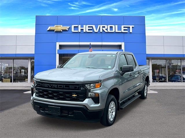 Used 2023 Chevrolet Silverado 1500 Work Truck with VIN 1GCPDAEK0PZ240495 for sale in Hicksville, NY