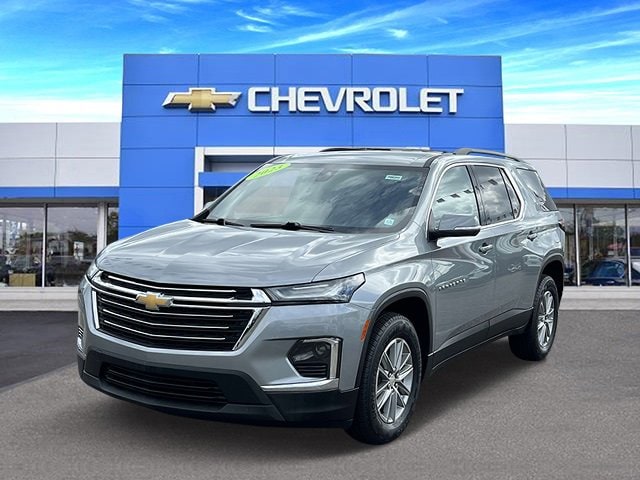 Certified 2023 Chevrolet Traverse 3LT with VIN 1GNEVHKWXPJ196306 for sale in Hempstead, NY