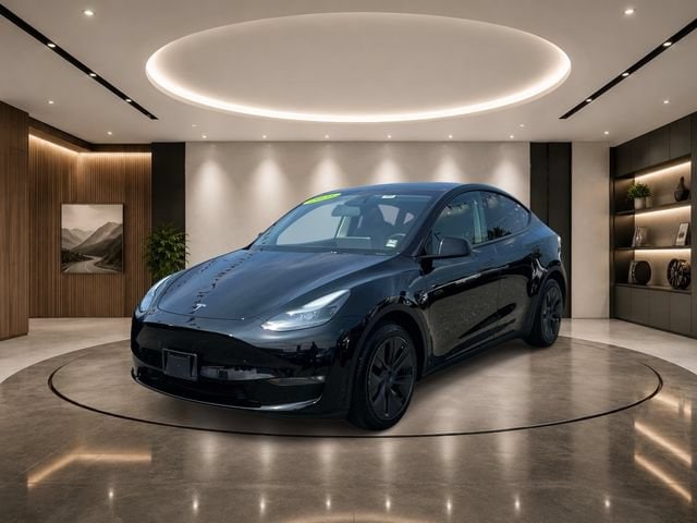 Used 2025 Tesla Model Y Long Range with VIN 7SAYGAEE2SF306309 for sale in Hempstead, NY