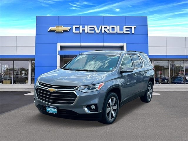 Certified 2021 Chevrolet Traverse 3LT with VIN 1GNEVHKWXMJ251574 for sale in Hempstead, NY