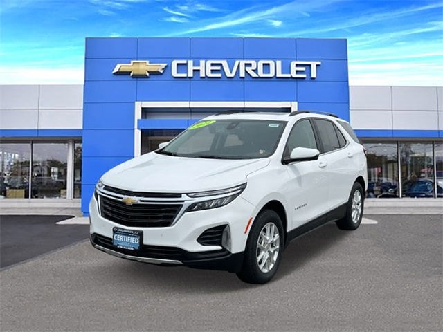 Certified 2022 Chevrolet Equinox LT with VIN 3GNAXUEV5NL292189 for sale in Hempstead, NY