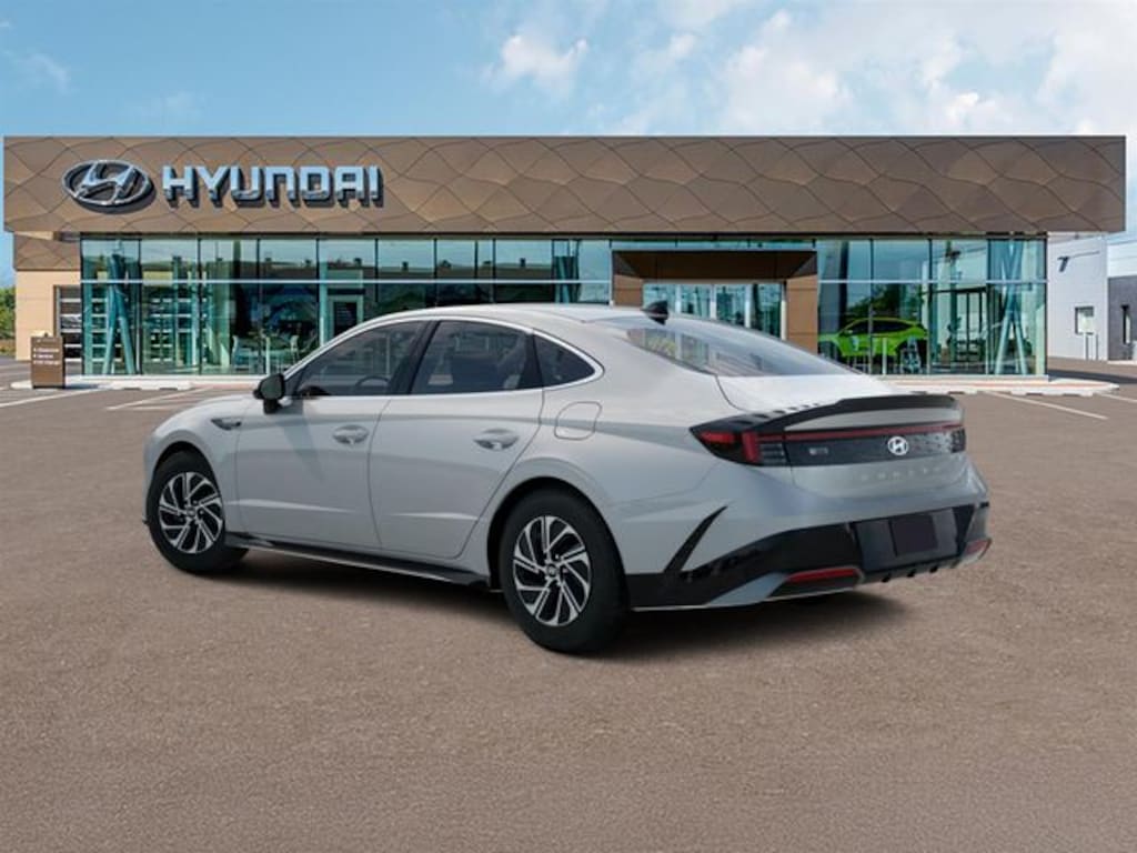 New 2026 Hyundai Sonata Hybrid Blue Sedan