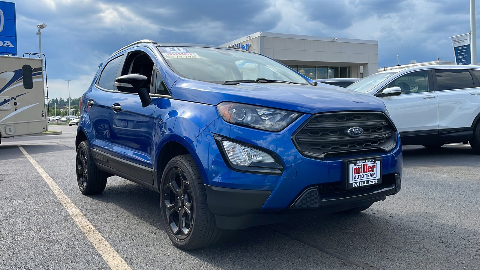 Used 2021 Ford EcoSport SES with VIN MAJ6S3JL5MC402282 for sale in Vestal, NY