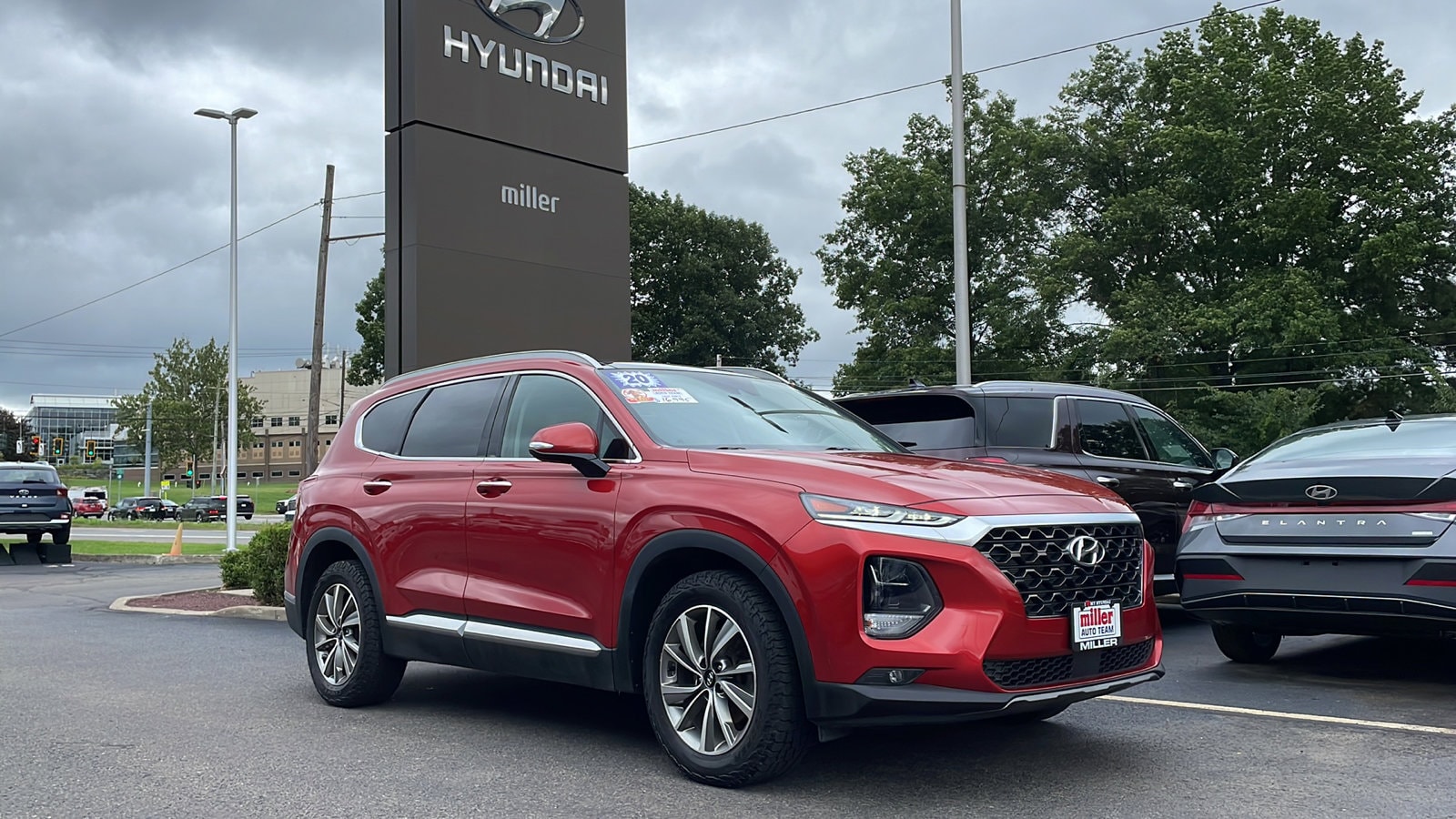 Used 2020 Hyundai Santa Fe SEL with VIN 5NMS3CAD2LH261993 for sale in Vestal, NY