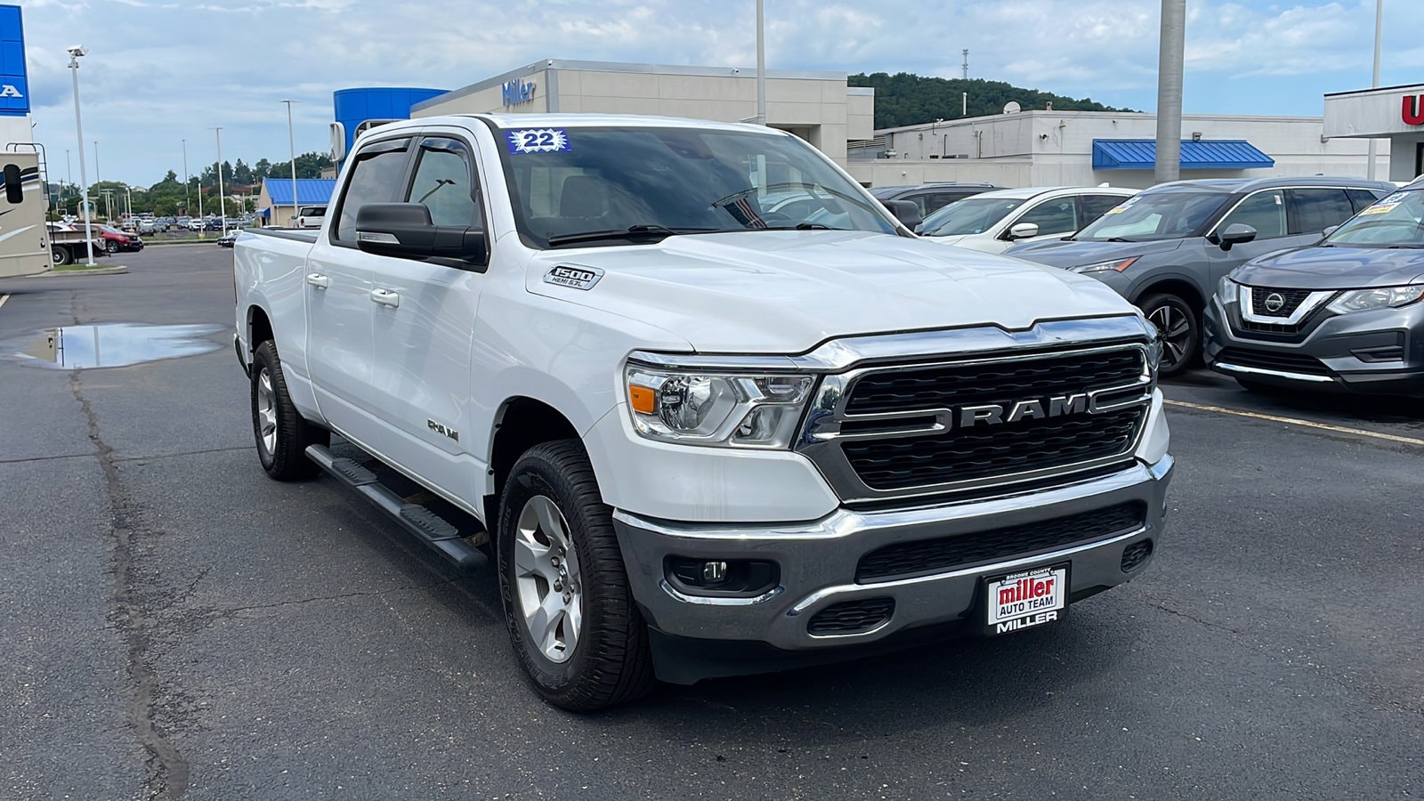 Used 2022 RAM Ram 1500 Pickup Big Horn/Lone Star with VIN 1C6SRFMT9NN324944 for sale in Vestal, NY