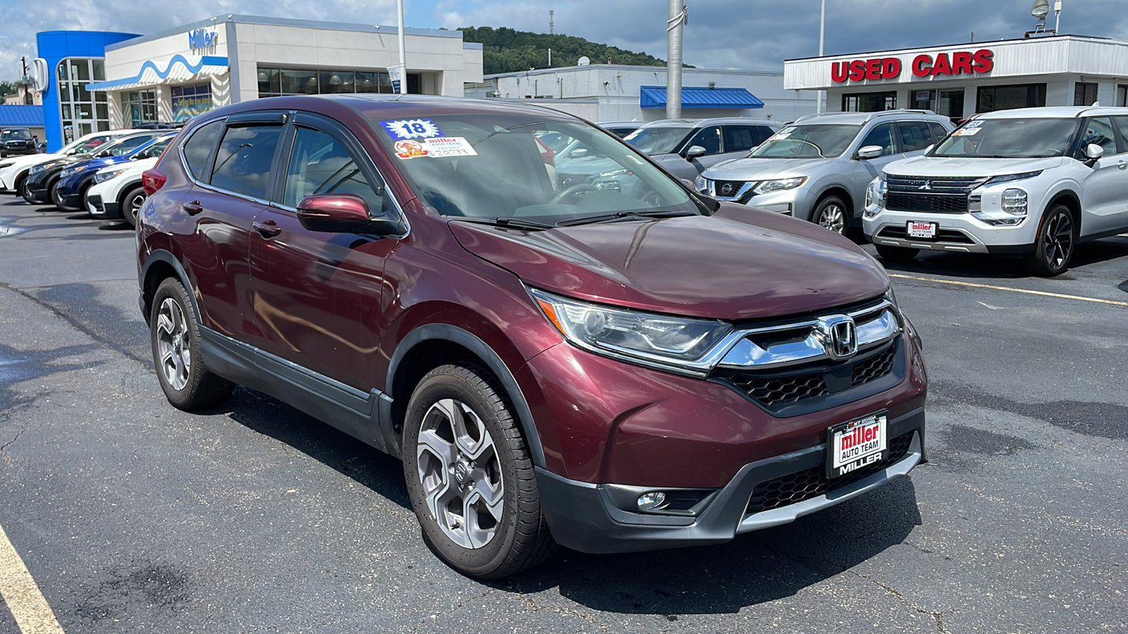 Used 2018 Honda CR-V EX with VIN 7FARW2H5XJE067813 for sale in Vestal, NY