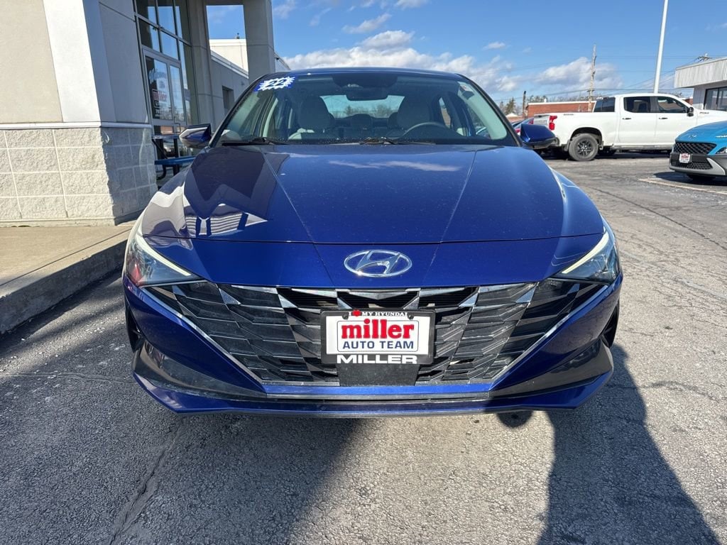 Used 2022 Hyundai Elantra Limited with VIN 5NPLP4AG7NH075624 for sale in Vestal, NY