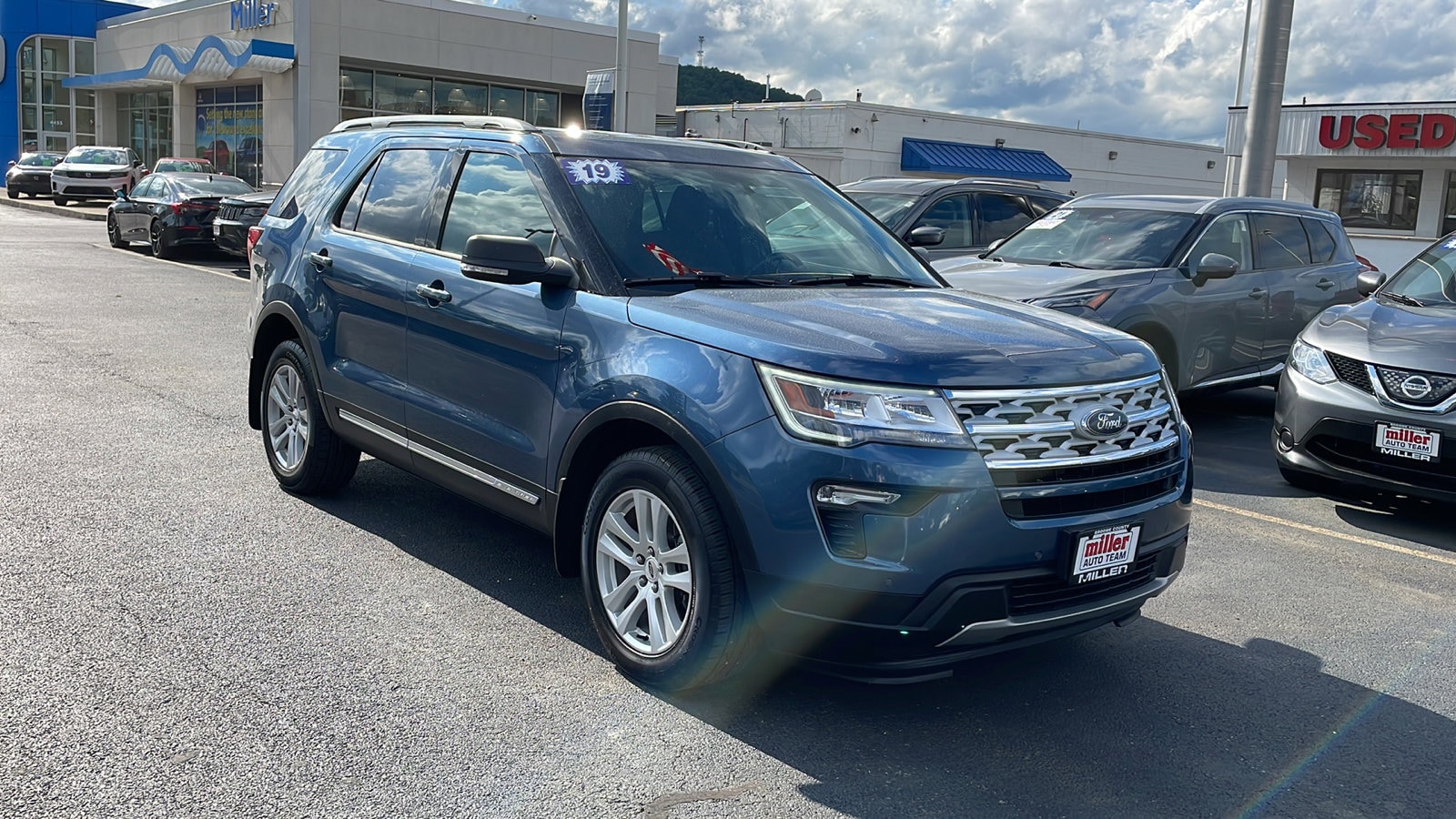 Used 2019 Ford Explorer XLT with VIN 1FM5K8D81KGB20197 for sale in Vestal, NY